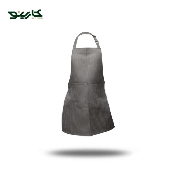 پیش بند طوسی بلند طرح بیسموت