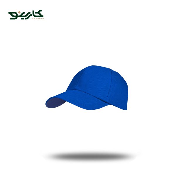 کلاه کپ کتان آبی کاربنی